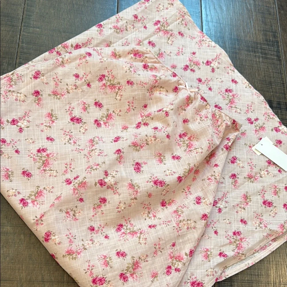 NWT Floral Pink Rose Maxi Skirt size M - Picture 14 of 16
